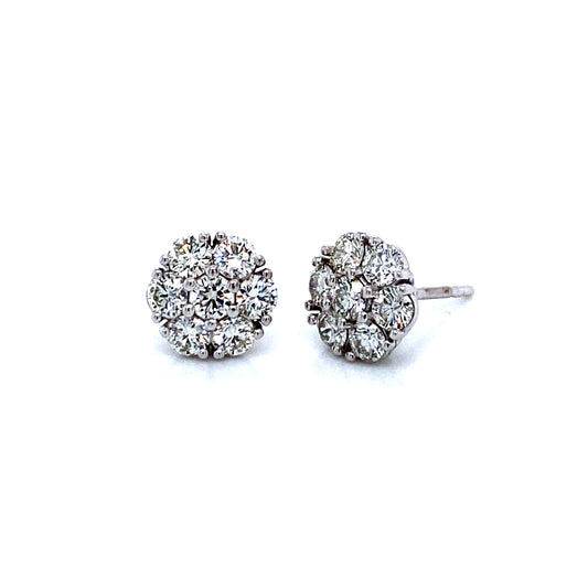 Screw Back Diamonds Stud Earrings – Setra New York
